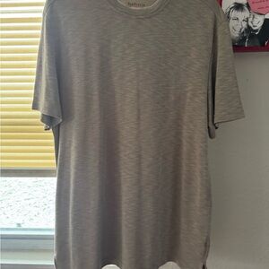 Van Heusen Men's Beige/gray  Short Sleeve Tee BOGO